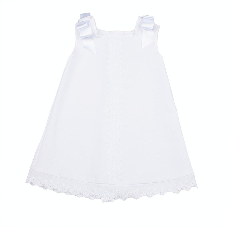 Faldón sin mangas de piqué