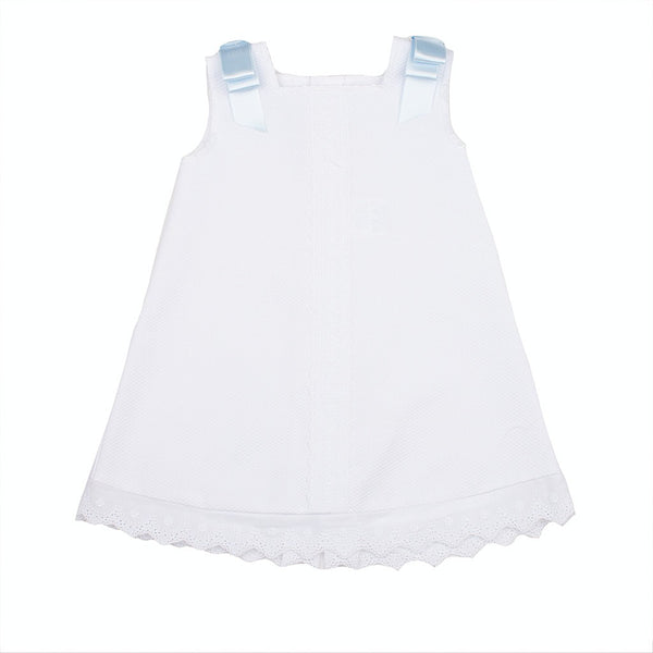 Faldón sin mangas de piqué