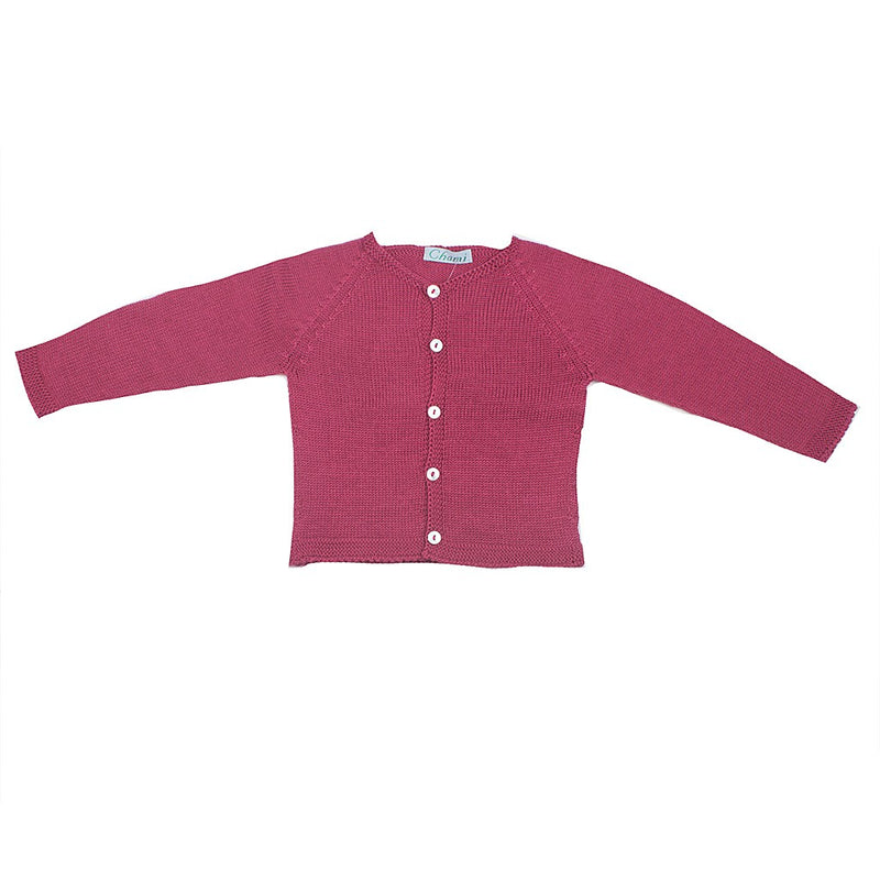 Chaqueta  larga cuello a la caja de perlé