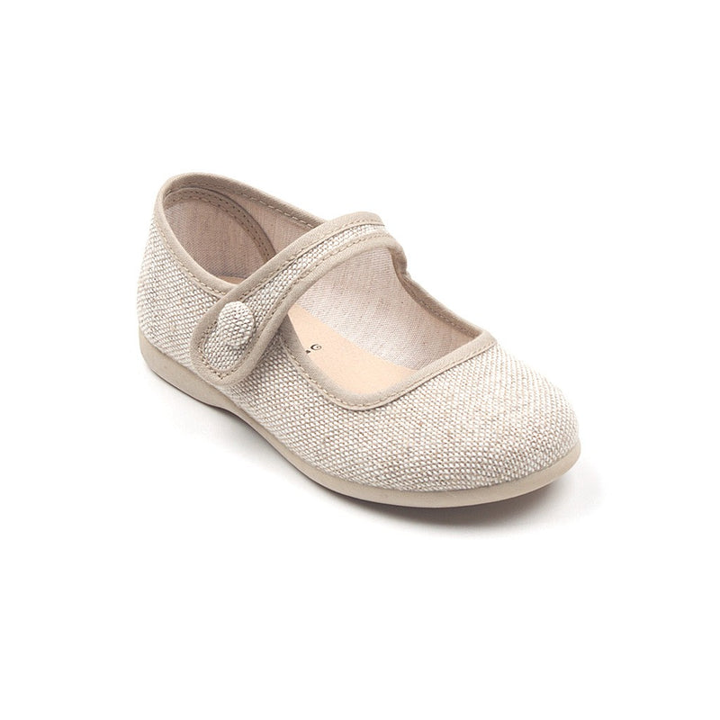 Mercedita botón lino I