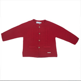 Chaqueta larga punto bobo con ochos