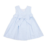 Vestido sin mangas con rayas