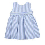 Vestido sin mangas con rayas