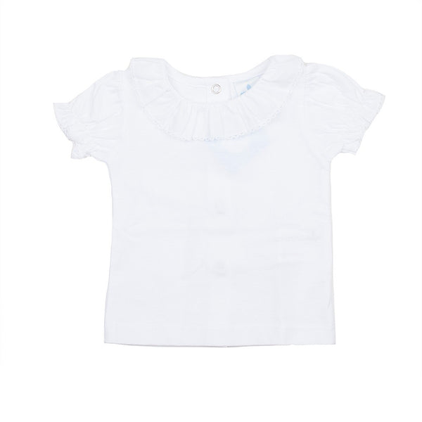 Camiseta manga corta cuello arlequín