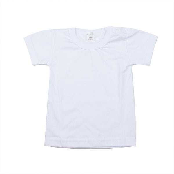 Camiseta blanca de algodón