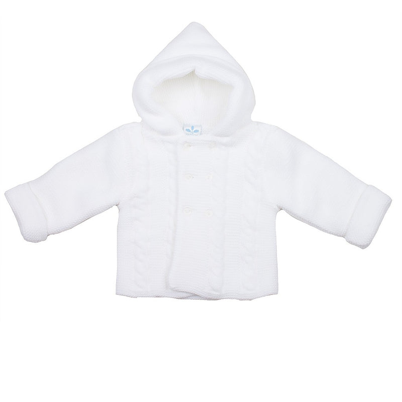 Chaqueta punto bobo doble con ochos