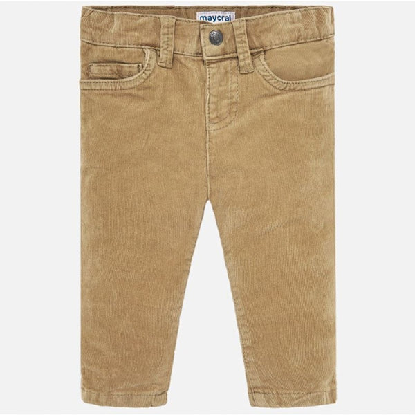 Pantalón pana slim fit básico bebé