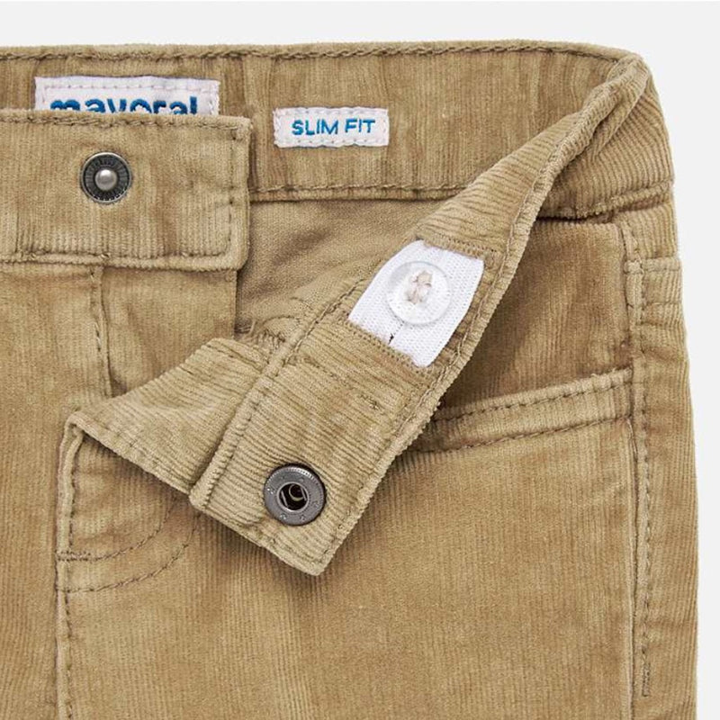 Pantalón pana slim fit básico bebé