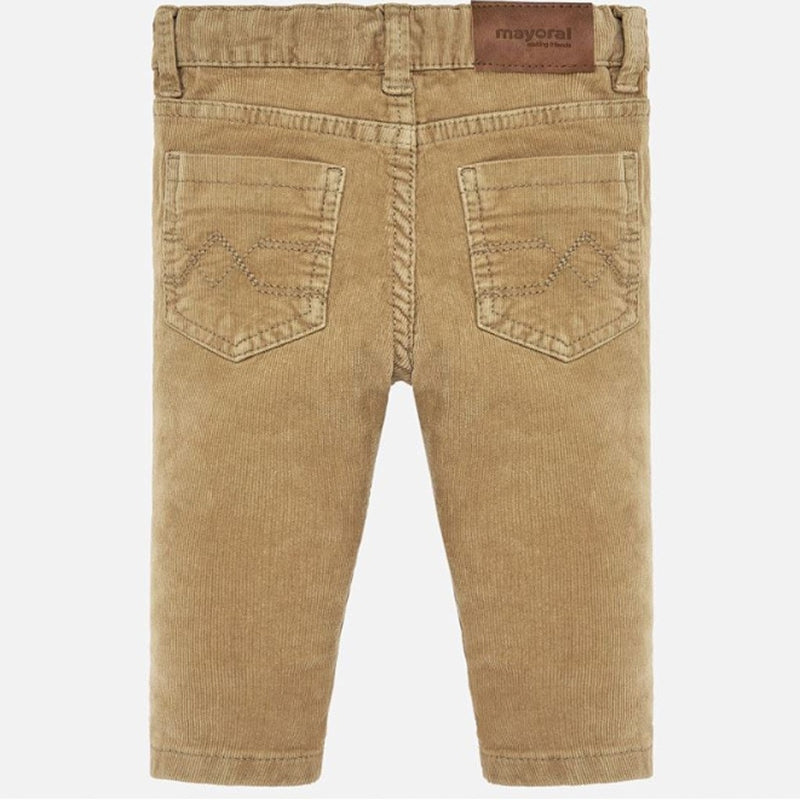 Pantalón pana slim fit básico bebé