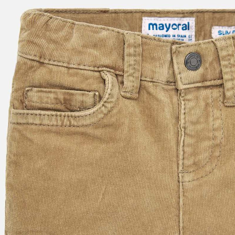 Pantalón pana slim fit básico bebé