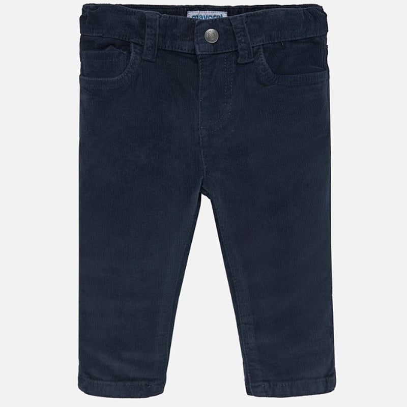 Pantalón pana slim fit básico bebé