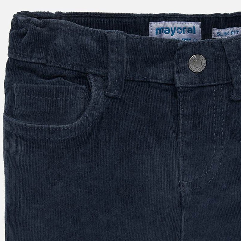 Pantalón pana slim fit básico bebé