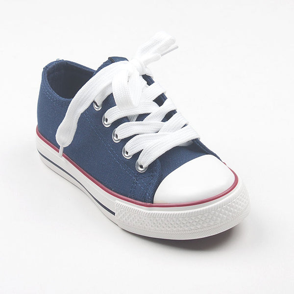 Deportiva tela suela y puntera blanca