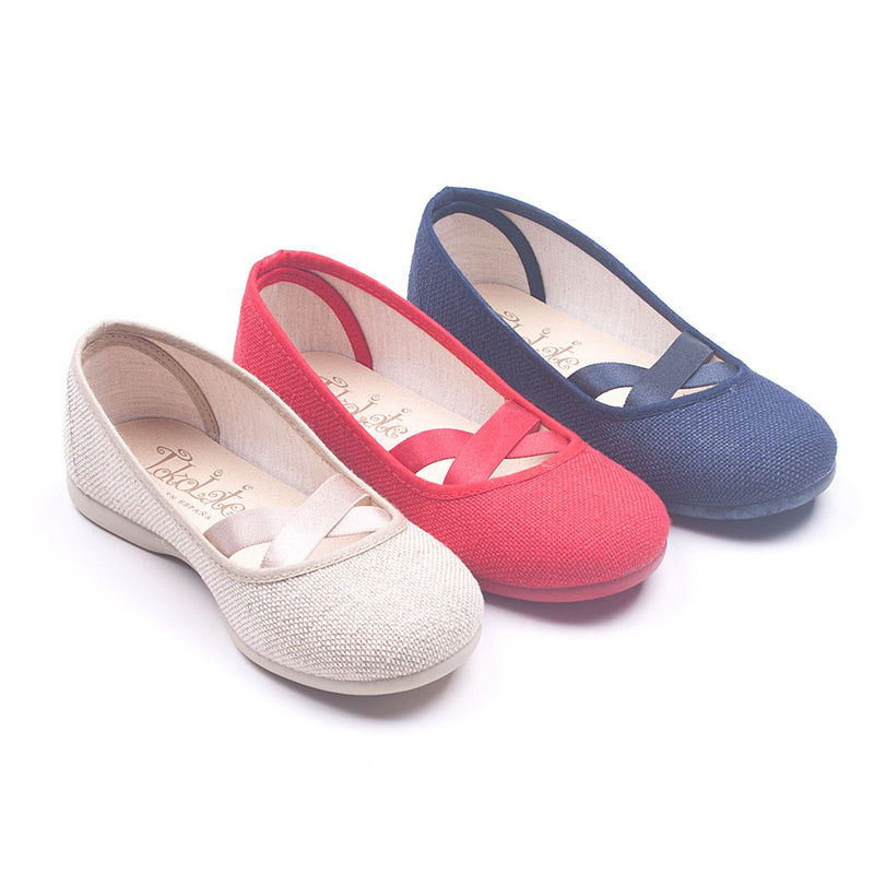 Manoletina cruces de lino