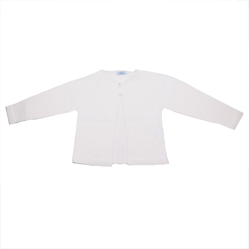 Chaqueta perle larga punto media dos botones