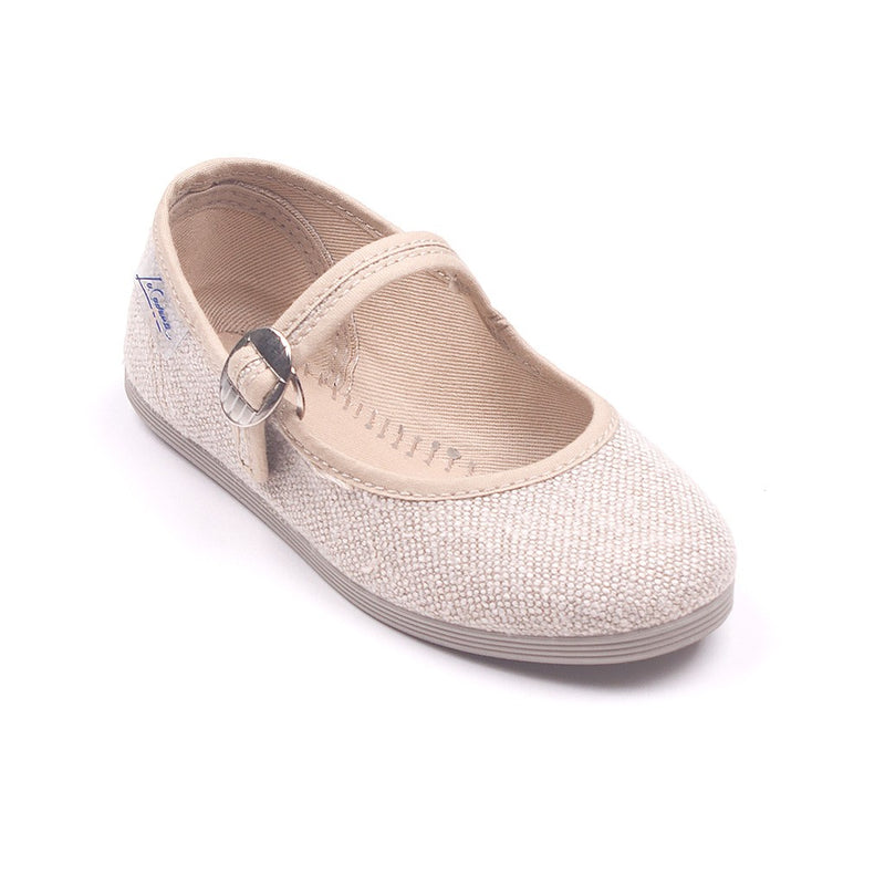 Mercedita lino hebilla japonesa