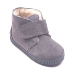 Bota pisacacas velcro serraje borrego