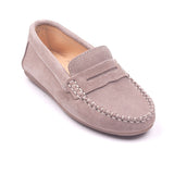 Mocasín antifaz de serraje