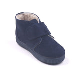 Bota pisacacas velcro serraje borrego