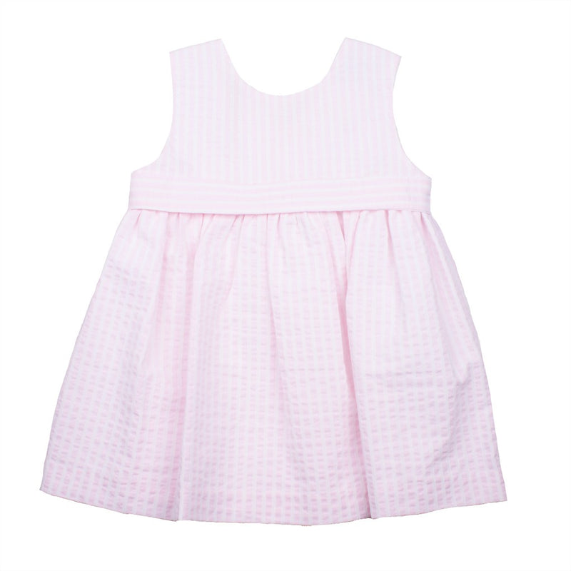 Vestido sin mangas con rayas