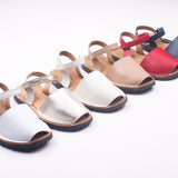 Menorquina piel velcro Chami