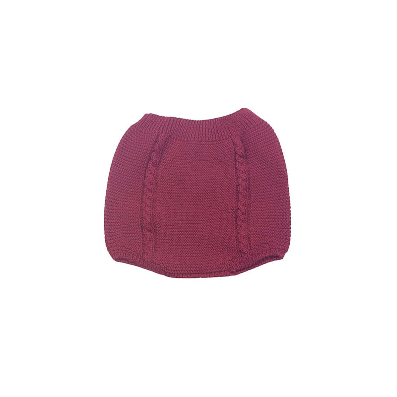 Cubrepañal punto bobo y ochos