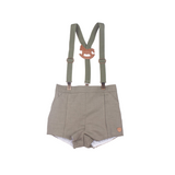 Pantalón corto tirantes caballo