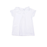 Camisa manga corta cuello volante