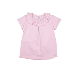 Camisa manga corta cuello volante