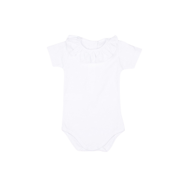 Body cuello volante grande blanco
