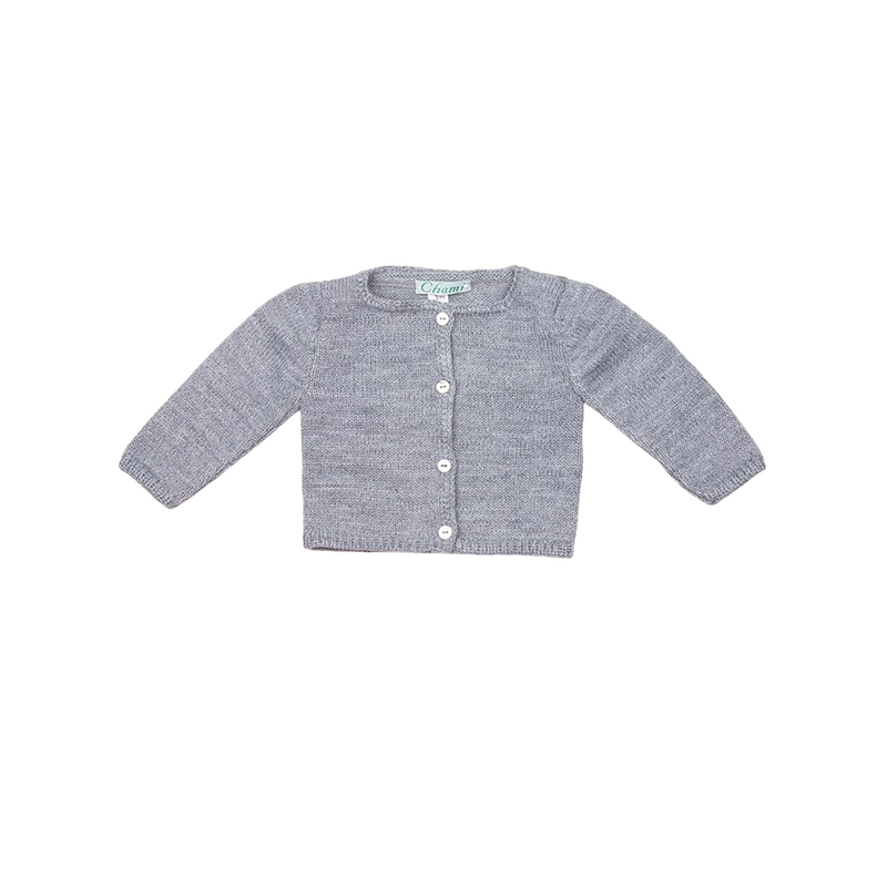 Chaqueta punto abotonada