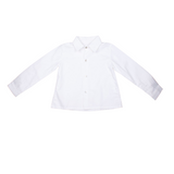 Camisa oxford cuello pico