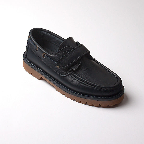 Náutico piel velcro suela gorda