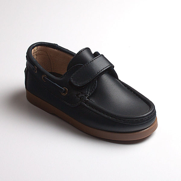 Náutico piel de velcro con suela fina