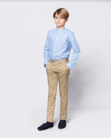 Pantalón largo chino beige