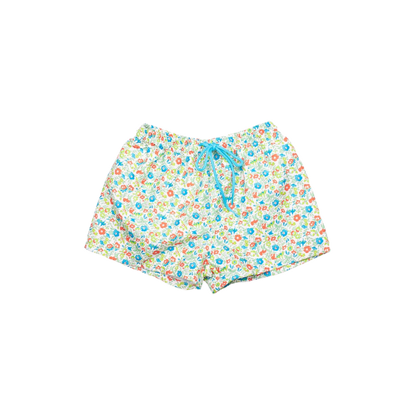 Boxer tela familia flores