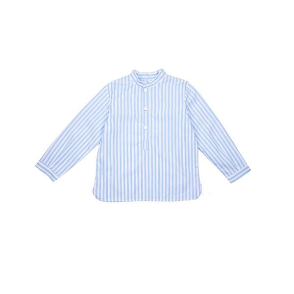 Camisa mao popelin rayas