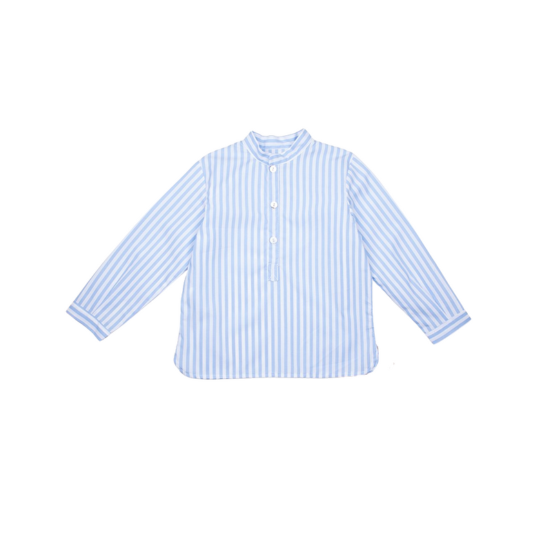 Camisa mao popelin rayas